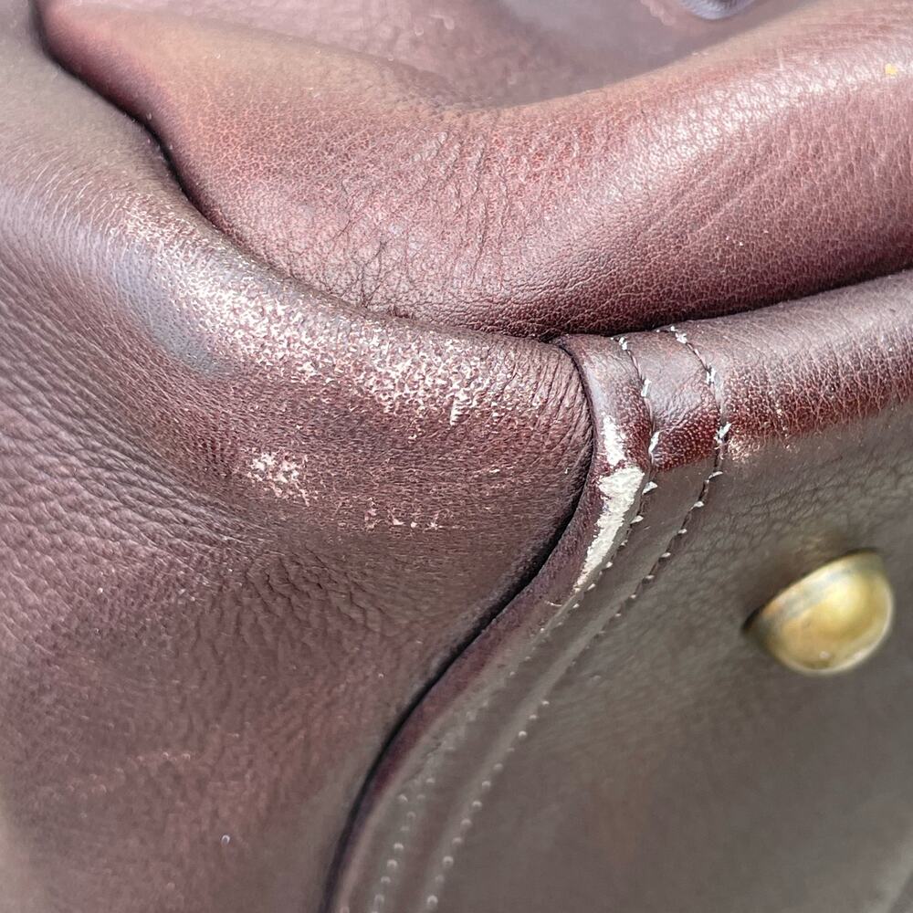 Brown Leather Cal Club California Golf Club SF Bag Embroidered "CK" Initials - Picture 12 of 13